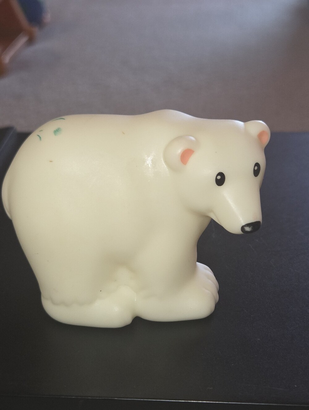 FISHER PRICE Little People White Polar Bear Zoo Animal 2014